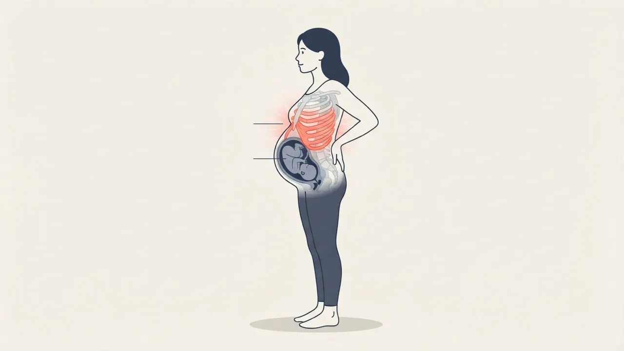 Pregnancy and rib pain
