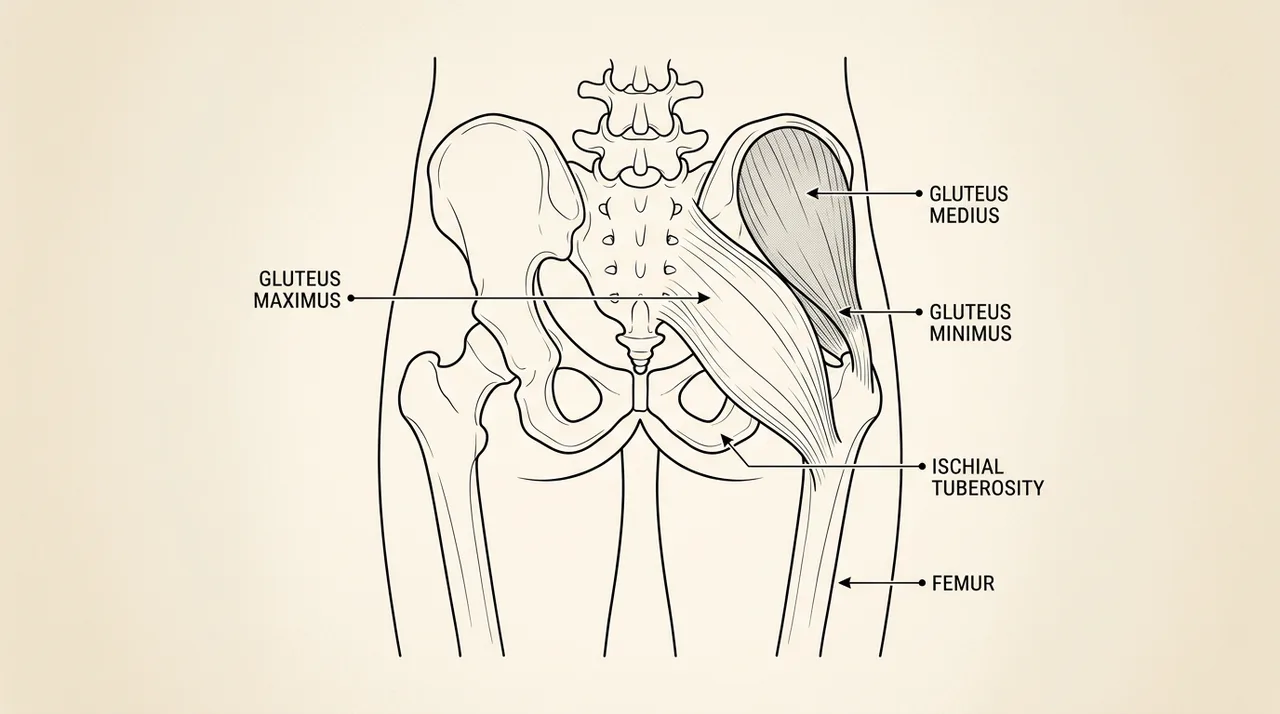 The gluteal muscles — maximus, medius & minimus The gluteal muscles — maximus, medius & minimus
